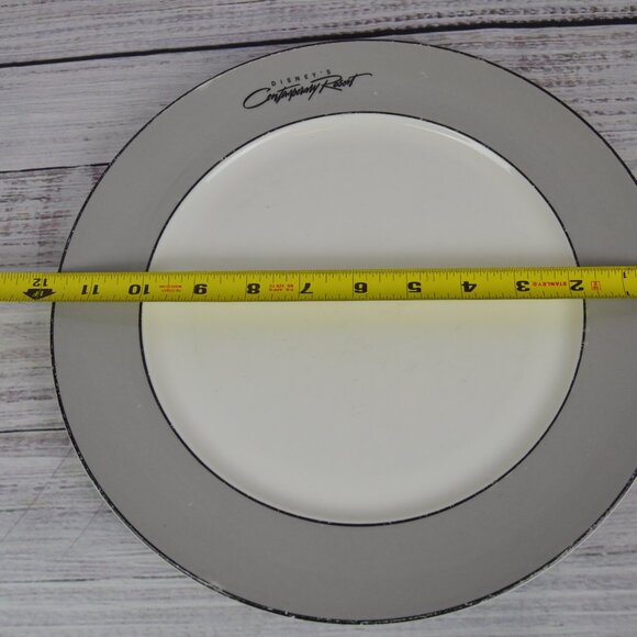 Disney WDW CONTEMPORARY RESORT Dinner Plate Rare Room Service Collectible READ - Picture 3 of 16